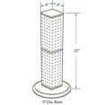 thumbnail image 2 of Four-sided 4"W x 24"H Pegboard Tower with Revolving 9" Base, 2 of 5