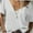 White, variant on Women Large V-Neck Short Sleeve Bottoming Shirt