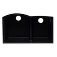 thumbnail image 3 of Pemberly Row Black 33" Double Bowl Undermount Granite Composite Kitchen Sink, 3 of 9
