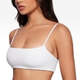 thumbnail image 3 of Sostén Deportivo INGIA Sin Aros con Relleno y Escote Cuadrado Blanco Talla L, 3 of 6