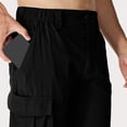 thumbnail image 3 of Yaoyar Men's Lightweight Hiking Pants Breathable Moisture Wicking Solid Color for Outdoor Trekking and Walking Adventure Trousers,S,Black, 3 of 7
