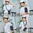 thumbnail image 5 of Lohol Lightweight Small Crossbody bags Cell Phone Purses Travel Pouch Shoulder Bag for Women(Black Colorbar), 5 of 7