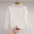 thumbnail image 5 of Toddler Girls Long Sleeve Shirt for 6 12 18 24 Months 3T 4T 5T 6T 7T 8T 9T 10T 11T 12T Fall Clothes Solid Basic Long Sleeve T Shirt Casual Mock Neck Tshirt Girls Tops, 5 of 5