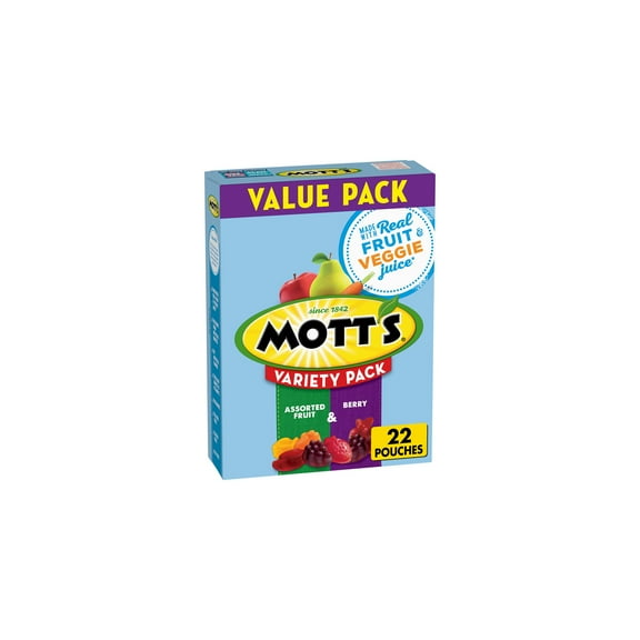 Mott's Fruit Flavored Snacks Variety Value Pack (Pack of 14)