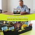 thumbnail image 3 of Fathers Day Talking Pop Up Card with Light & Sound - Plays Real Voice, Funny 3D Pop Up Greeting Card, Presidential Podium Scene, Funny Fathers Day Surprise for Dad(green 2pcs)Q, 3 of 7