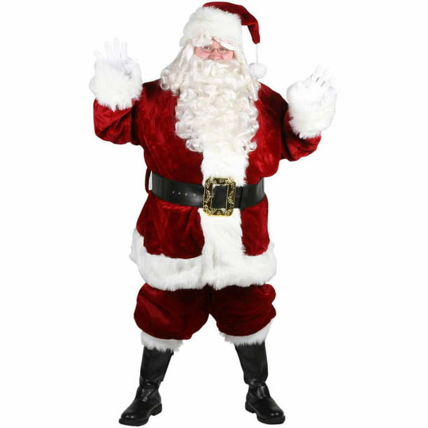 Majestic Santa Suit Men's Adult Halloween Costume - Walmart.com ...