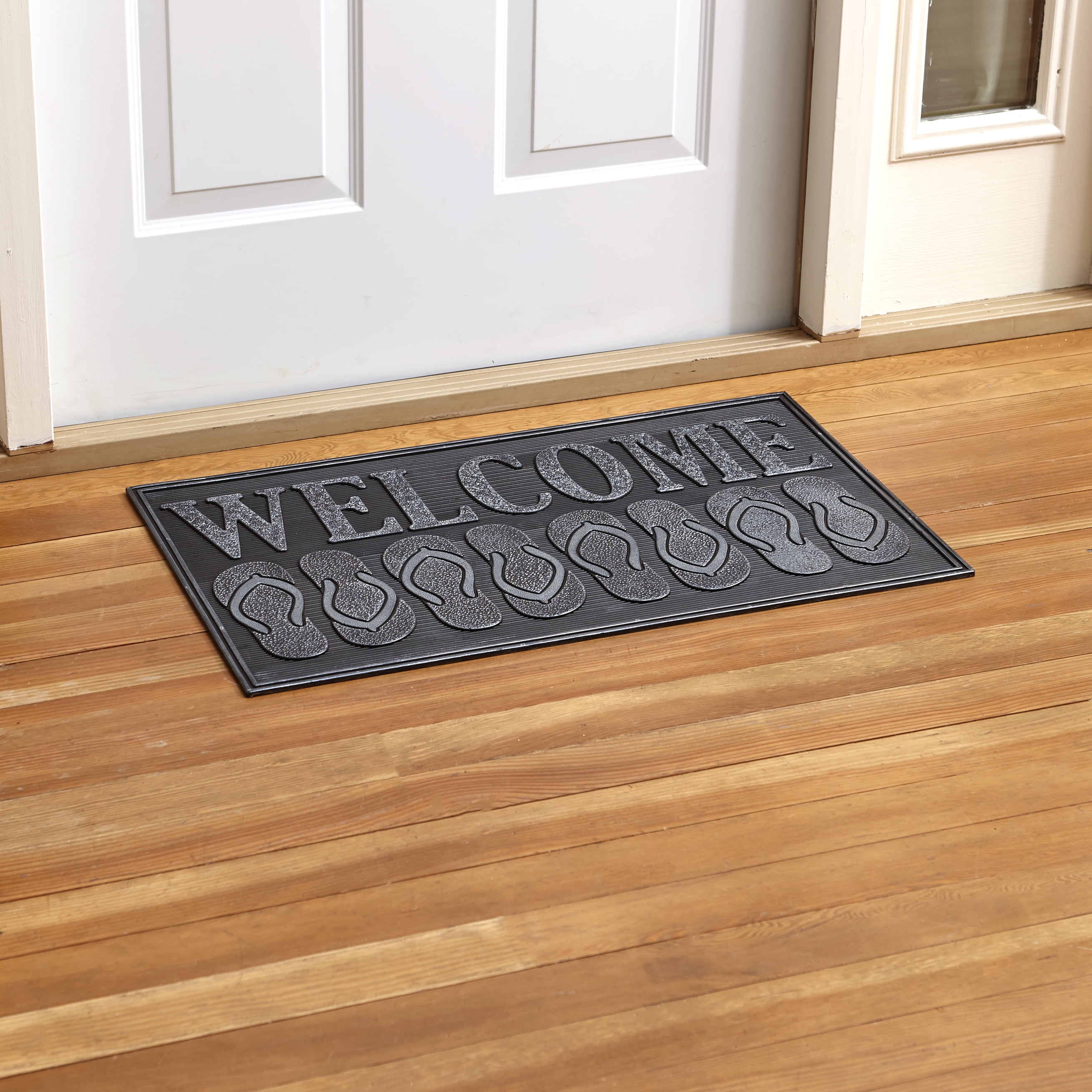 Welcome Aboard Naked Feet Only Lake/Beach Doormat, Doormats for Outside  19363