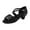 Black, variant on Akiihool Kids Heels for Girls Dress Shoes Mary Jane Wedding Party Shoes Princess Heels (White,3)