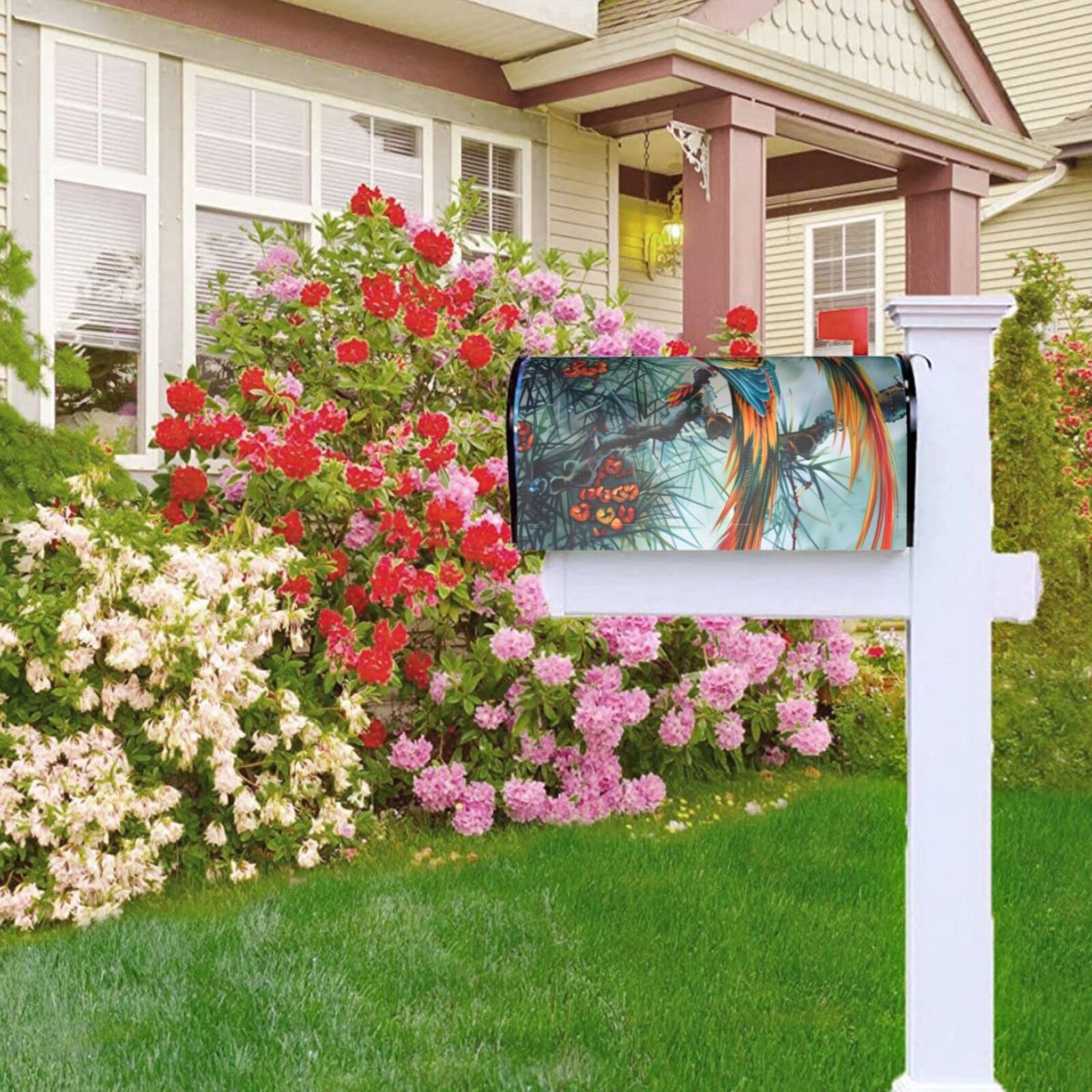 Kdxio Magnetic Mailbox Cover 21x18 in Mailbox Cover Outdoor Decoration Holiday Mailbox Covers for Home Garden Yard-21x18 in