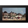 thumbnail image 2 of Boudin, Eugene 18x12 Black Modern Framed Museum Art Print Titled - Casino De Trouville, 2 of 5