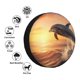 thumbnail image 4 of Balery Sunset Dancing Dolphin A Cubiertas para Neumáticos - Protector Resistente para Neumáticos de Camioneta, SUV, Remolque, Camper y RV-16 inch, 4 of 6