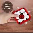 thumbnail image 7 of 3drose, Love Bugs Red Ladybug with Hearts, Set of 4 Coasters - Soft, 7 of 7