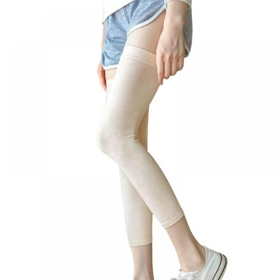 1 Pair Leg Warmers Fabric Knee Brace Knee Pads Warm Thermal Knee Sleeves for Women