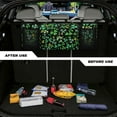 thumbnail image 4 of KUIFORTI Car Trunk Organizer, Green Leaf Backseat Hanging Storage with Adjustable Straps, St Patricks Day Decor Collapsible Cargo Bag, Fashion Car Interior Accessories for Auto SUV MPV, 4 of 6