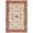Beige/Rust, variant on SAFAVIEH Micro-Loop Joey Medallion Area Rug, Beige/Rust, 8' x 10'