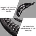 thumbnail image 3 of LEEYNEER 4Pcs Banana Clips  Hair Thick with Black Plastic  Everyday Use, 3 of 6