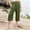 Army Green, variant on Juslio Girls Capris Girls Casual Smocked High Waist Pant Loose Wide Leg Trousers Cropped 4-14 Years（Dark Gray Capris， 8 Years）