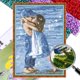 thumbnail image 1 of Kit Punto Cruz para Pareja Bordado Parcial Con Cuentas Impresas 9CT Arte El 36x53cm, 1 of 9
