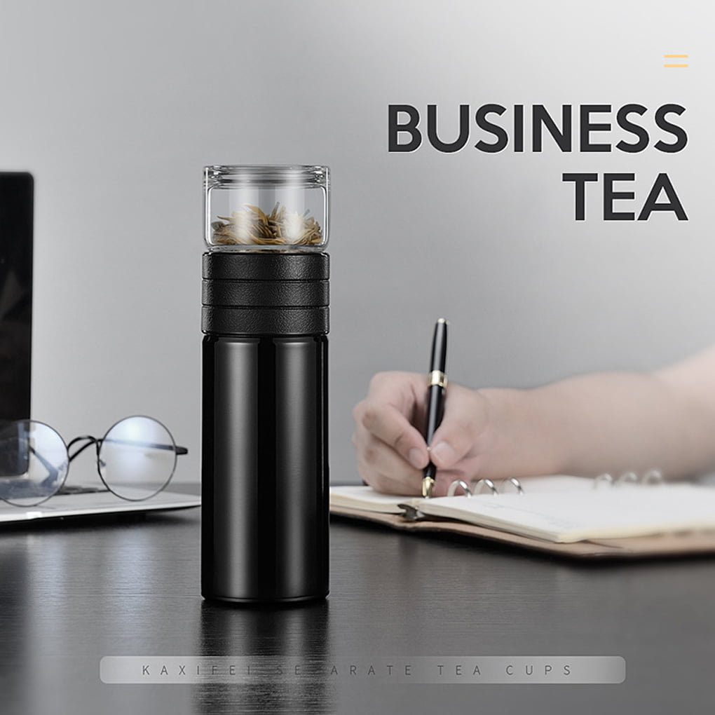KAXIFEI Thermos Bottle Tea Filter With Tea Separation Strainer Infuser  Thermos Mug Vacuum Flask Bottle Business