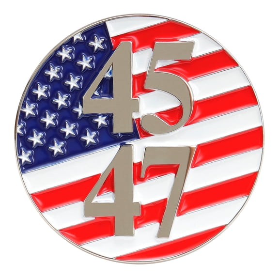 45-47 Zinc Alloy Double-Prong Presidential Lapel Pin,hatt or laple pin,Unisex