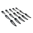 thumbnail image 5 of 100 Pack Black Metal Snap Hair Clips, 1.8 Inch (4.7cm) Barrettes for Women, Non-Slip Smooth Coated Hair Accessories, Basic Simple Design, 5 of 5