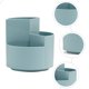 thumbnail image 3 of ELAYARD Organizador De Maquillaje Azul Para Escritorio Con Base Y 3 Compartimentos, 3 of 8