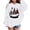 White, variant on Tanghaowl Kids Sweatshirts Print Girls Hooded Sweatshirt Festive Kids Pullover Cozy Top Soft Casual Winter Wear Outfit Childrens Holiday White 2-3 Years