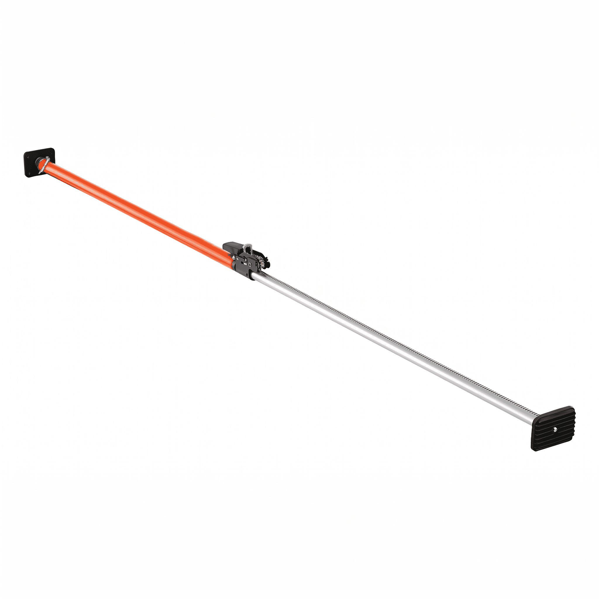 Cargo Bar, Ratcheting Cargo Bar Adjustable from 40" to 73", Heavy-duty Steel Cargos Stabilizer with Non-Slip Foot Pads, Telescoping Load Lock Bars Stop Sliding for SUVs, Sedans