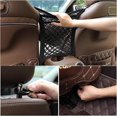 thumbnail image 3 of GFDYREE 3-Layer Car Mesh Organizer, Seat Back Net Bag, Barrier of Backseat Pet Kids, Cargo Tissue Purse Holder, Driver Storage Netting Pouch（Upgrade Stretch Length）, 3 of 3