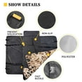 thumbnail image 5 of Pzuqiu Brown Leopard Dog Car Seat Cover for Back Seat Hard Bottom Pet Extender Scratchproof and Nonslip Backseat Protection for Car, Truck and SUV with Dog Bandanas & Rubbish Bag, 5 of 6