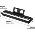 thumbnail image 7 of 88-Key Portable Electric Full Size Keyboard Digital Piano with Metal Pedal Built-In Speakers, 7 of 7