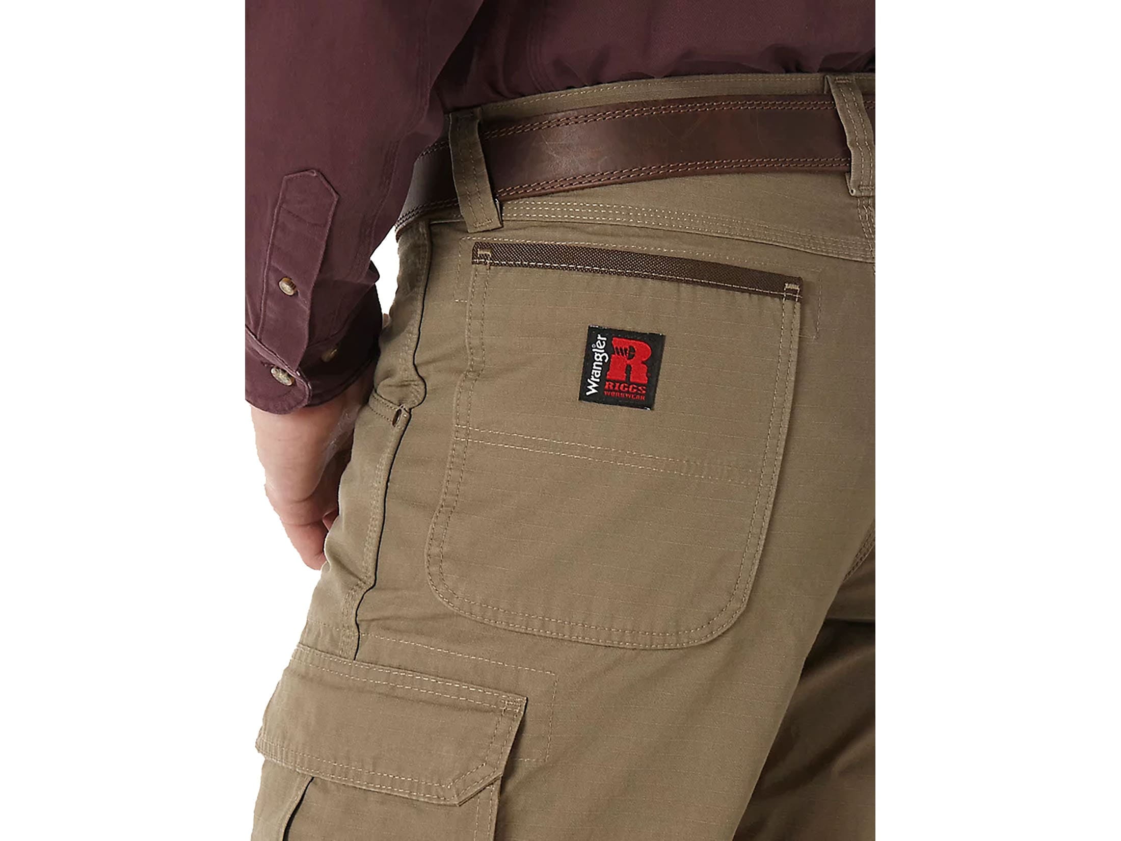 Wrangler Riggs Workwear Men's Carpenter Jean, Dark Brown, 36x29