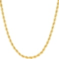 thumbnail image 1 of Clearance! Solid Yellow Gold Filled Rope Chain Necklace (2.1 Mm) Necklaces & Pendants,GD2, 1 of 4