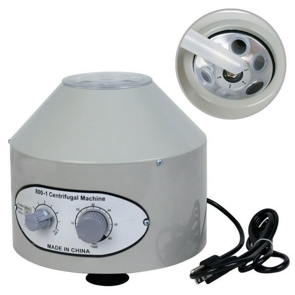 ZENSTYLE Electric Centrifuge Machine Lab Medical Practice 800-1 4000rpm Quiet Safe Plastic Finish