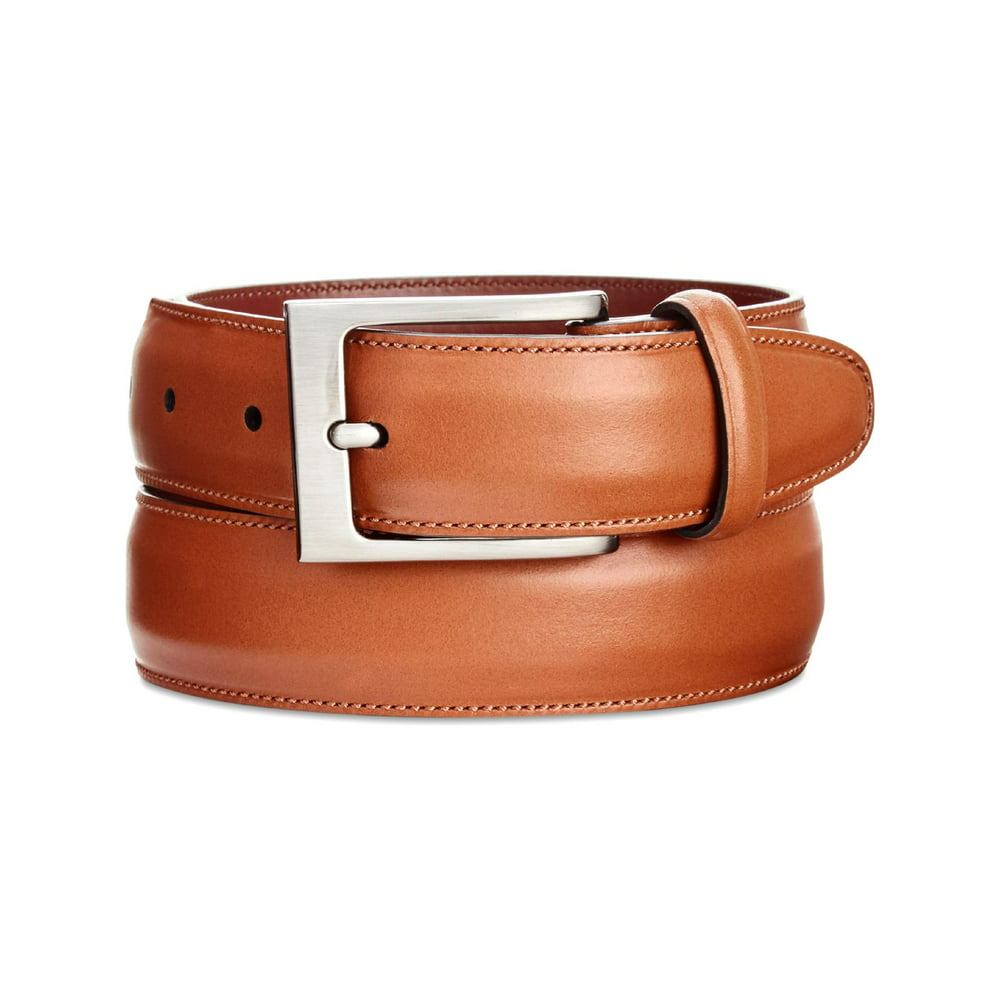 Perry Ellis - Perry Ellis Mens Timothy Leather Textured Casual Belt ...