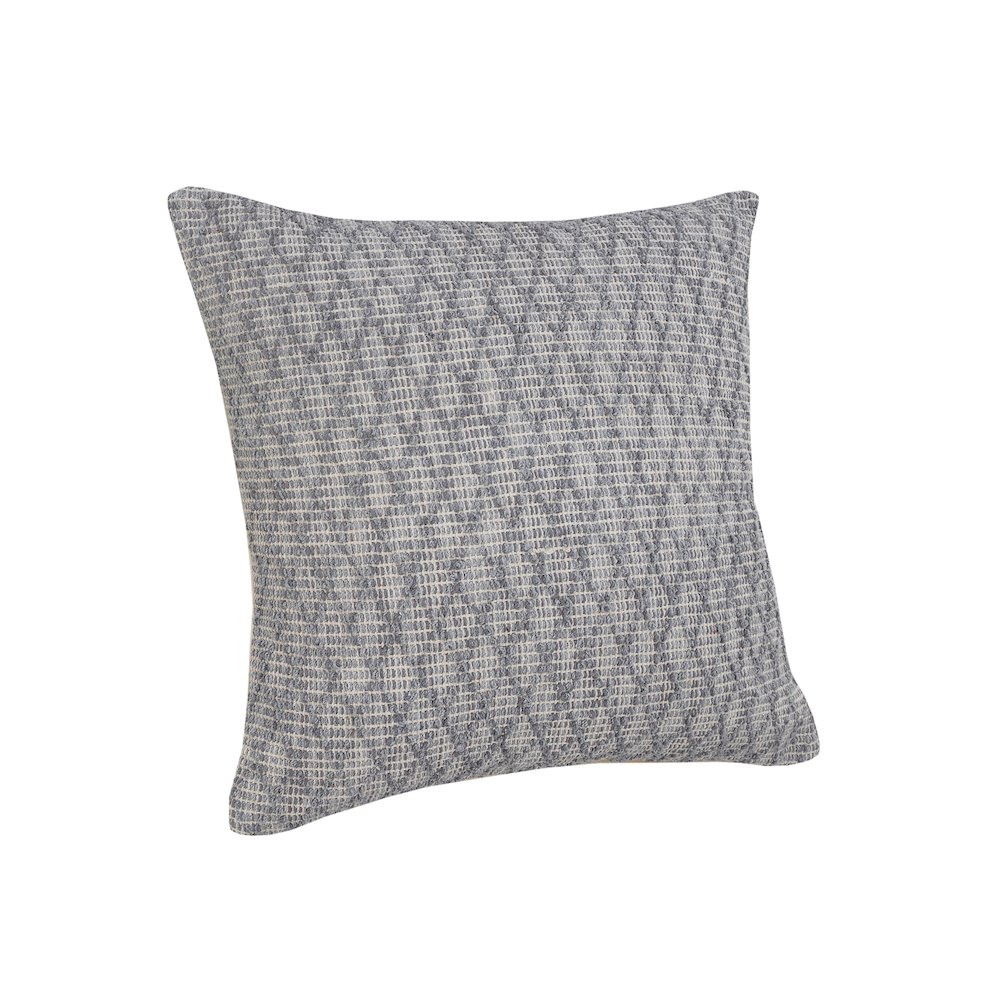 LR Home Modern Traditional Gray Diamond Geometric Throw Pillow
