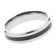 thumbnail image 3 of Anillos Banda Negro para Hombres de material acero Moda Joyería Compromiso Boda 	 Tamaño 7 Fernando Anillo de acero inoxidable, 3 of 8