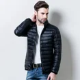 thumbnail image 2 of Parkas Abrigos Acolchados Masculinos Cremallera Chaqueta de Plumón para Hombre Acolchado Corto Ropa de Lujo Coreana Modelos de Invierno Ropa Casual Abrigada Moderna, 2 of 5