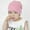 Pink, variant on KDFJPTH Toddler Kids Baby Boy Girl Cotton Soft Hop Hat Cap Beanie Tan Hat New Born Baby Girl