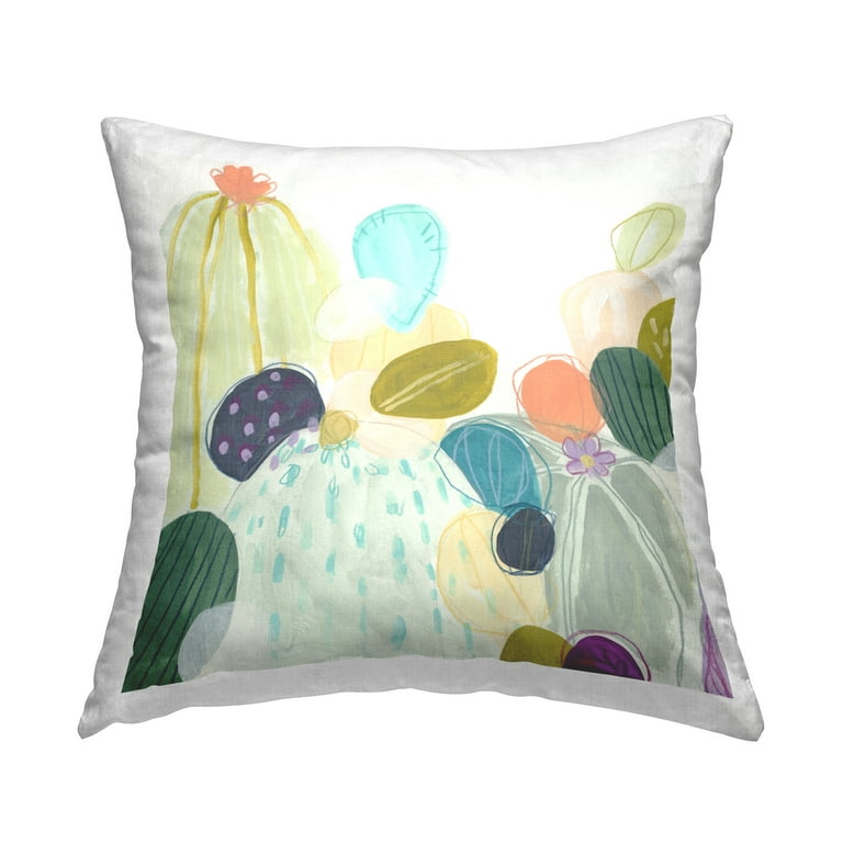 Desert Plant Pillowcases Cactus Pillow Cover Comfy Sofa 