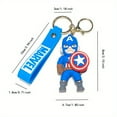 thumbnail image 3 of 1pc Cartoon Superhero Keychain, Iron Man Spider-Man Keychain, Bag Pendant, Small Gift, 3 of 5