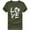 Army Green, variant on Women's Plus Size Short Sleeve Soild Color Printed Pattern T-Shirt