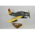 thumbnail image 4 of VA-35 Black Panthers AD-5  Skyraider Model, Navy, 1/33 Scale Model, Mahogany, 4 of 8