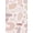 Pink, Pattern 6, variant on ODIKA 4'x6' Green Sage Cottage Botanical Wildflower Washable Area Rug Delicate Scattered Floral Branch Pattern Pet Friendly, Non-Shedding for Bedroom, Reading Nook