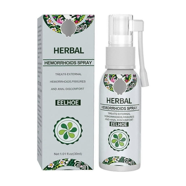 Spray herbal natural para hemorroides. Tratamiento indoloro para las hemorroides. 30 ml.