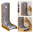 thumbnail image 4 of Qiyester Cat Scratcher L-Shaped Large Cat Scratching Post Pad Vertical & Horizontal Home Furniture Protector (Model 3), 4 of 9