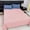 ZZ Pink, variant on Zhi Solid Color Plain Bed Sheet Set Household Dormitory Use Soft Breathable Fabric Comfortable Bedding for Single and Double Beds