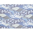 thumbnail image 2 of Zelouf Zs1712N Print Yoryu  , Sewing, DIY, Crafts Fabric by the Yard, 947 Black/blue, 5 Yard, 2 of 2