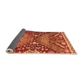 thumbnail image 2 of Ahgly Company Indoor Rectangle Abstract Orange Modern Area Rugs, 2' x 4', 2 of 4