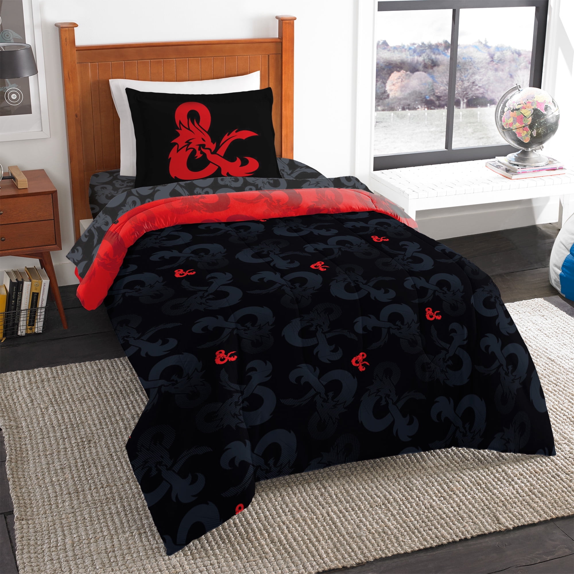 Jay Franco Teenage Mutant Ninja Turtles Full Bed Set, Green Bricks